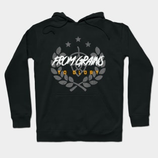 Vegan From Grains To Glory Fitness Workout Hoodie